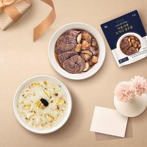 [본죽] 전복죽+아롱사태 도가니 장조림