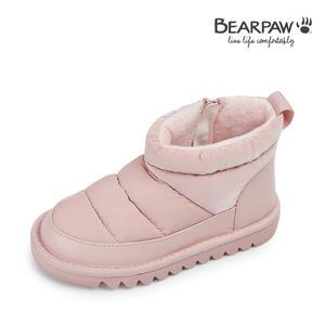 [베어파우](신세계 사우스시티)(BEARPAW) RIVER KIDS 키즈 양털 패딩 핑크 앵글 숏 부츠 K2939024QD-K