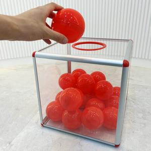 레드 뽑기 캡슐 볼 경품 추첨 행사 뽑기공 가챠볼 가챠캡슐 유얼즈