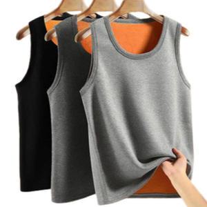 기모러닝 나시 발열 기모안감 겨울조끼 츄리닝 남성 빅사이즈 민소매 언더웨어