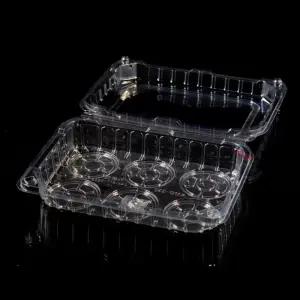 400개 사각 투명 홍시 곶감 포장 플라스틱 용기 행사용식기 일회용과일포장용기 딸기박스