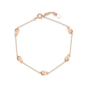 [비앤비골드] 14K/18K 큐트 5마리 물고기 팔찌 MNB40590