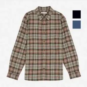 공용 겉기모 플란넬 멀티체크 셔츠 (NSK633)_KG
