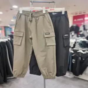 주) 세이브존01 겨울 바람막이 스판 카고 조거 키즈바지 24w0234