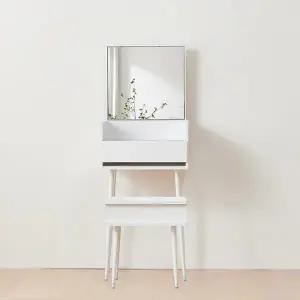 파로마 이즈 키건 500 슬림 화장대 의자 세트 IDD033