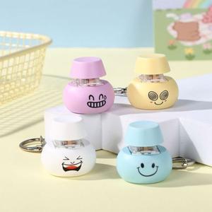 유니커블 표정 캐릭터 LED 딸깍이 키캡 키링 열쇠고리 손장난감