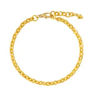 [한국금다이아몬드] 순금 24k 팔찌 여자 금 체인 함마링 디자인 7.5g