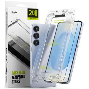 갤럭시S25 플러스 액정 보호 필름 링케 이지슬라이드 강화유리 풀커버 2매
