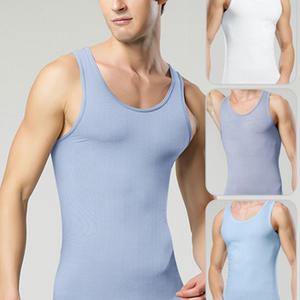 제임스딘 인견 남자민소매런닝 폴리메쉬 남성조끼런닝 JHMRZ031