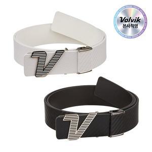 [볼빅][본사직영] 볼빅 스트라이프 소가죽 남성 골프벨트 허리띠 2025년