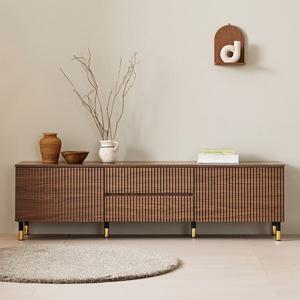 플랜데코 켄트 낮은 템바보드 티비다이 거실장 1800 2서랍형