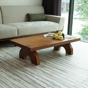 착불 벨드로 소나무원목 좌탁 소파테이블1000