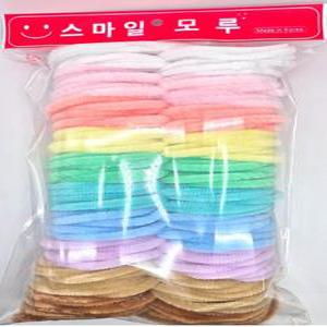 [국내생산] 파스텔 20줄 혼합 칼라 모루 철사 대용량 공예재료