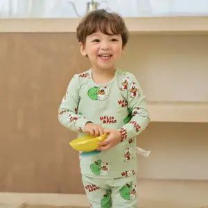 헬로애플 싱글스판내의 유아 아동 실내복 잠옷 아기내복 상하의세트