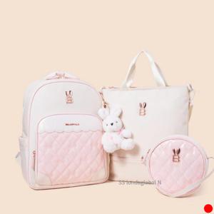 빈폴 리본 퀼팅 여아 책가방 세트 아이보리 선물 추천