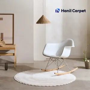 [한일카페트] 코튼 데이지 원형러그 120cm