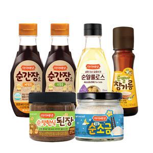 [아이배냇] 순간장2종 된장 소금 참기름 알룰로스 세트