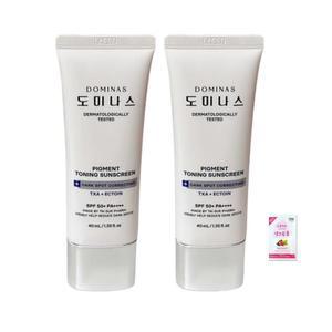 [도미나스]  트라넥삼산 피그먼트 토닝 선크림 이엑스 선스크린 40ml 2개  NEW 2025년
