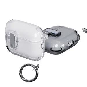 에어팟 프로3 에어팟4 투명 잠금 케이스 분실 방지 케이스