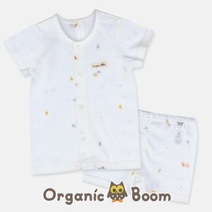 [2만 무]오가닉붐 인증받은 진짜 오가닉 무형광 뱀이 썸머 반소 유기농 유아 여름 내의