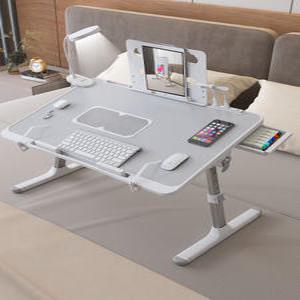 쇼파용테이블 이동식 협탁식탁 노트북거치대 원목 높이 조절 보조 간이 침대 병원 원형 책상