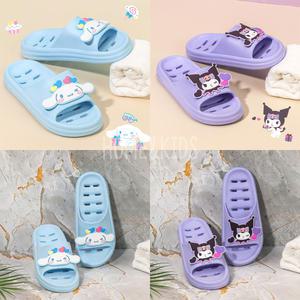 산리오 캐릭터즈 퓨어 EVA 소프트 주니어 욕실화 아동 화장실 어린이 실내화 슬리퍼 단체선물