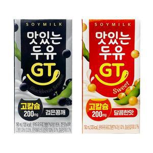 남양 맛있는두유GT 검은콩깨 190mlx24팩+달콤한맛 190mlx24팩