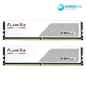 [서린공식] 지스킬 DDR5-6000 CL36 FLARE X5 J 화이트 패키지 (64GB(32Gx2))