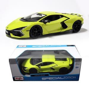 마이스토 1:18 람보르기니 레부엘토 그린 자동차 다이캐스트 모형차 장난감
