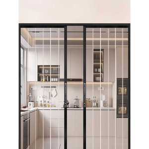 리온 무타공중문 셀프설치 슬라이딩 도어 접이식 중문