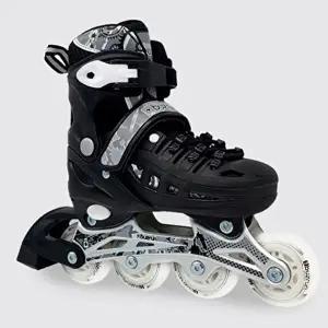 버즈런 아동 인라인 스케이트 (블랙블랙)-WFGZ7ZZ