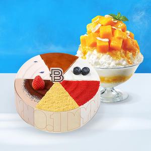 파리바게뜨 마이넘버원 케이크+애플망고 빙수