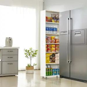 키큰 슬라이딩 틈새장 수납장