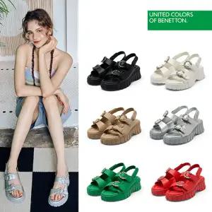 베네통 시그니처 크리스탈 샌들