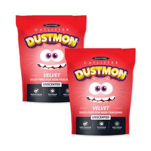 더스트몬 고양이 벤토나이트 모래 벨벳 무향 7kg x 2개