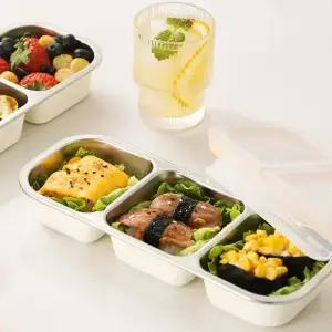 SGAKIC 스텐 과일 도시락통 후르츠팟 나눔반찬통 다이어트 소풍 런치박스