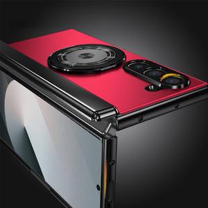 갤럭시Z 폴드7 케이스/F966 맥세이프 스핀링 글라스 힌지보호 케이스