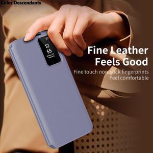 정품 삼성 스마트 뷰 지갑 케이스, 갤럭시 S24 + 플러스 S-View 휴대폰 EF-ZS921EF-ZS926