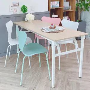 아트박스/텐스페이스 코코 화이트 철재 1500 접이식 테이블 CC043