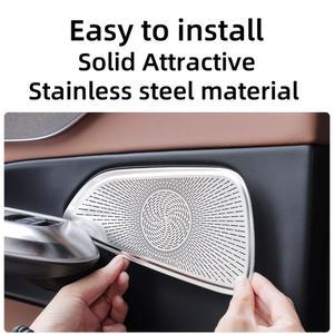 자동차 도어 오디오 트림 W214 액세서리 커버 스피커 장식 인테리어 E260 E200 클래스 E300