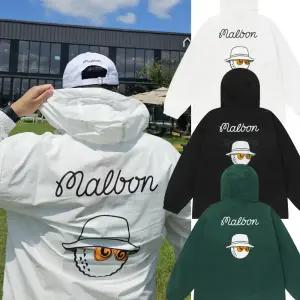 말본골프 남성골프웨어 반집업 후드 긴팔 골프바람막이 자켓