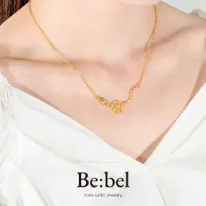 순금목걸이 7.5g(2돈 두돈) 24k 여자 디자인 플라워 비벨