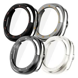 갤럭시 워치8 클래식 46mm L500 L505 풀커버 강화유리 풀글라스 케이스 스마트 워치 케이스