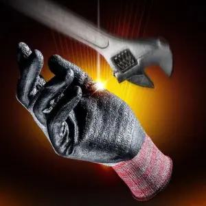 3M 프로그립3000MAX 반코팅 작업장갑 M 10개 작업용장갑 다목적장갑 반코팅장갑 PU코팅장갑