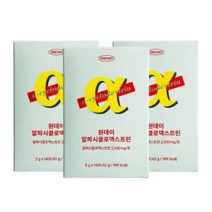 3박스 데이즈온 알파CD 원데이 알파시클로 덱스트린 (14포) 알파씨디 맛있는파인애플맛