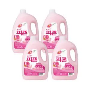피죤 섬유유연제 핑크로즈 2500ml 4개