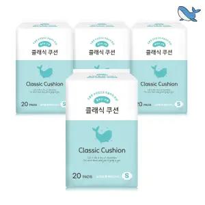 [알뜰기획] 춤추는고래 대용량 날개형 롱 팬티라이너 20P X 4팩 /80매