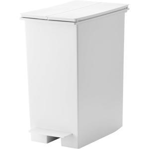 쓰레기통 페달 휴지통 더스트박스 3컬러 버킷 40L 9L 뚜껑형 가정용 white