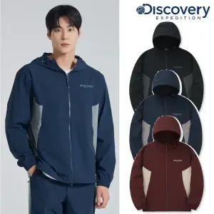[디스커버리](강남점)[24F/W] 디스커버리 DXTR25044 컬러블럭 우븐 트레이닝 자켓 방풍 바람막이 재킷