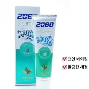 2080퓨어 베이킹소다 치약 민트 120g